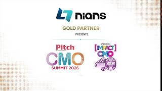Nians Joins PITCH CMO Summit &  Impact 40u40 Awards 2026 as Gold Partner