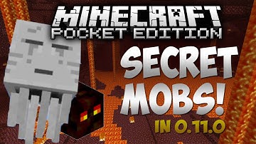 HIDDEN MOBS in 0.11.0?!?! - Ghasts, Magma Cubes, and Cave Spiders! - Minecraft PE 0.11.0 Beta
