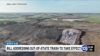 Bill addressing out-of-state trash to take effect