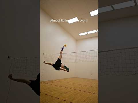 Had some time to set Max Height to spike over not too bad progressing with new goals! #takraw