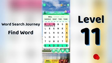 Word Search Journey Level 11 Answers | Find Word 🧩✨ | SolutionGuruji