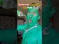 Spiderman Reaction To Hulk Uwu 😅 Brain Rot Super Hero Cosplay #shorts #comedy