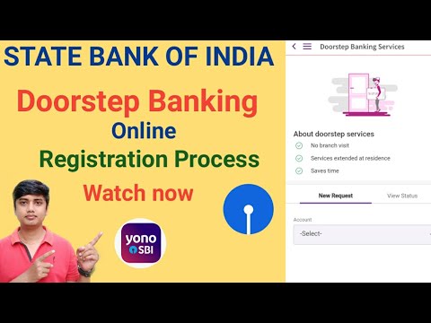 Sbi doorstep banking online registration process|Sbi doorstep banking full details.