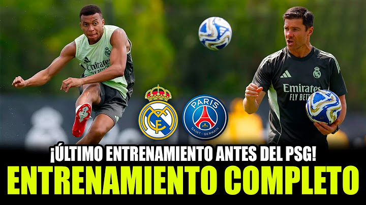 💥 ENTRENAMIENTO HOY COMPLETO de XABI ALONSO CON EL REAL MADRID | MBAPPÉ, LISTO PARA EL DUELO vs PSG