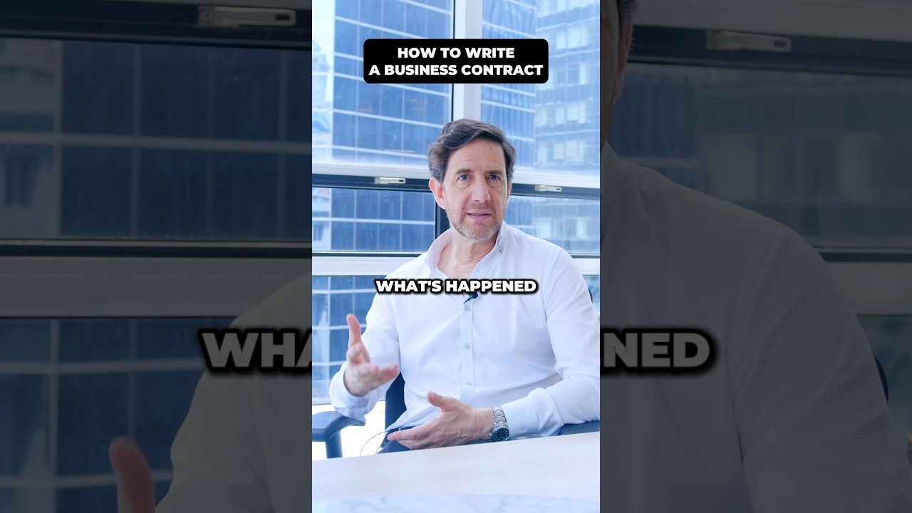 How To Write A Business Contract