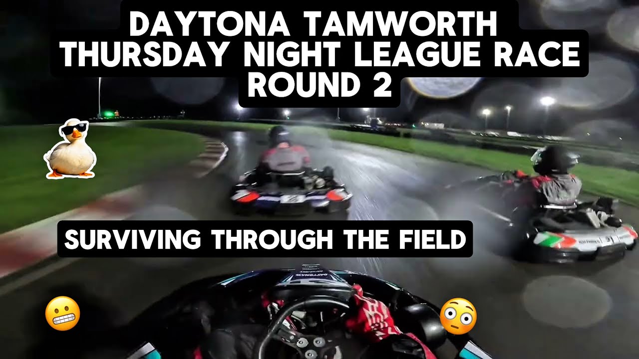 Daytona Tamworth Thursday Night League Race S1 R2 - How to Survive Back-Markers!! 