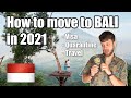 How I MOVED to BALI in 2021! (How to get a visa, overall costs, Indonesia quarantine rules)