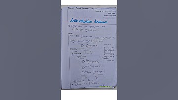 Convolution Theorem proof - Laplace Transform Btech Advanced Applied Mathematics 🐌 #education #aktu