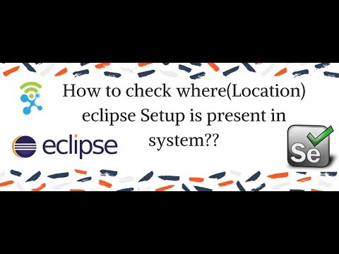 How to check where eclipse Setup is present in system
