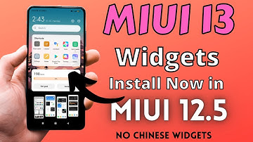 MIUI 13 Official Widgets Install Now in MIUI 12.5 | Awesome Widgets 😍😍| MIUI 13 New App Vault