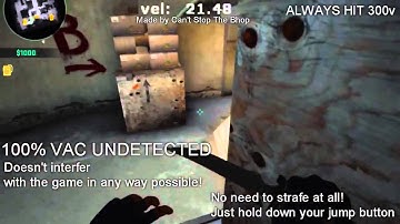 Undetected & External Perfect Bunny Hop script for CS GO CS S VAC Proof