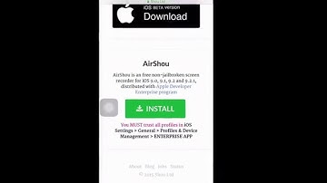 How to record your iOS screen/ No jailbrake! For iOS 9.0, 9.1,9.2,9.2.1:Airshou.