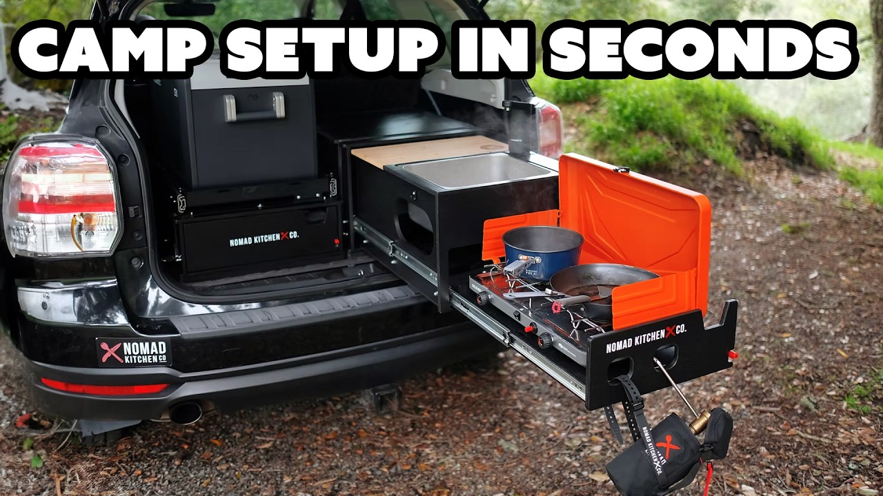 The Fastest Way to Set Up Camp (Kitchen Included!)