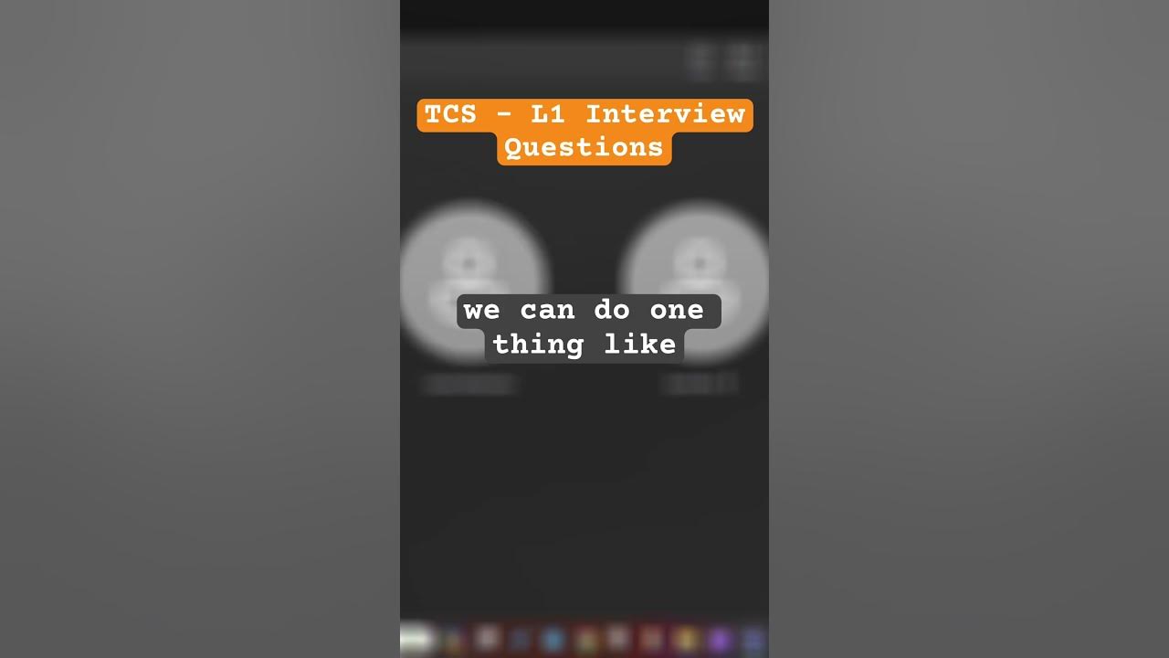 Java Interview Prep: TCS 1st Round Questions Explained! #shorts # ...