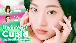 FIFTY FIFTY - Cupid (Twin Version) (Line Distribution + Lyrics Karaoke) PATREON REQUESTED
