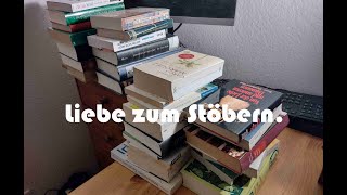 Liebe zum Stöbern. Bücherkauf im März.