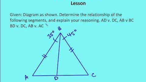 15.3 The Hinge Theorems (Lesson)