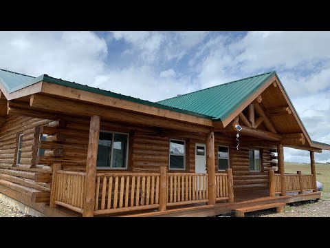 amish-log-home-exterior-finish-staining--montana-rancher
