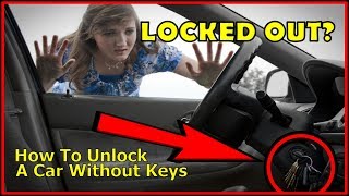 How to unlock a car door without keys, the easy way.