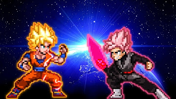 Goku SSJ DBFZ VS Goku Black SSR DBFZ in Jump Force Mugen