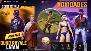 EVENTO ANGELICAL, NOVIDADES DA ATUALIZAÇÃO, OURO ROYALE LATAM, MUDANÇAS NO CS E MAIS - FREE FIRE