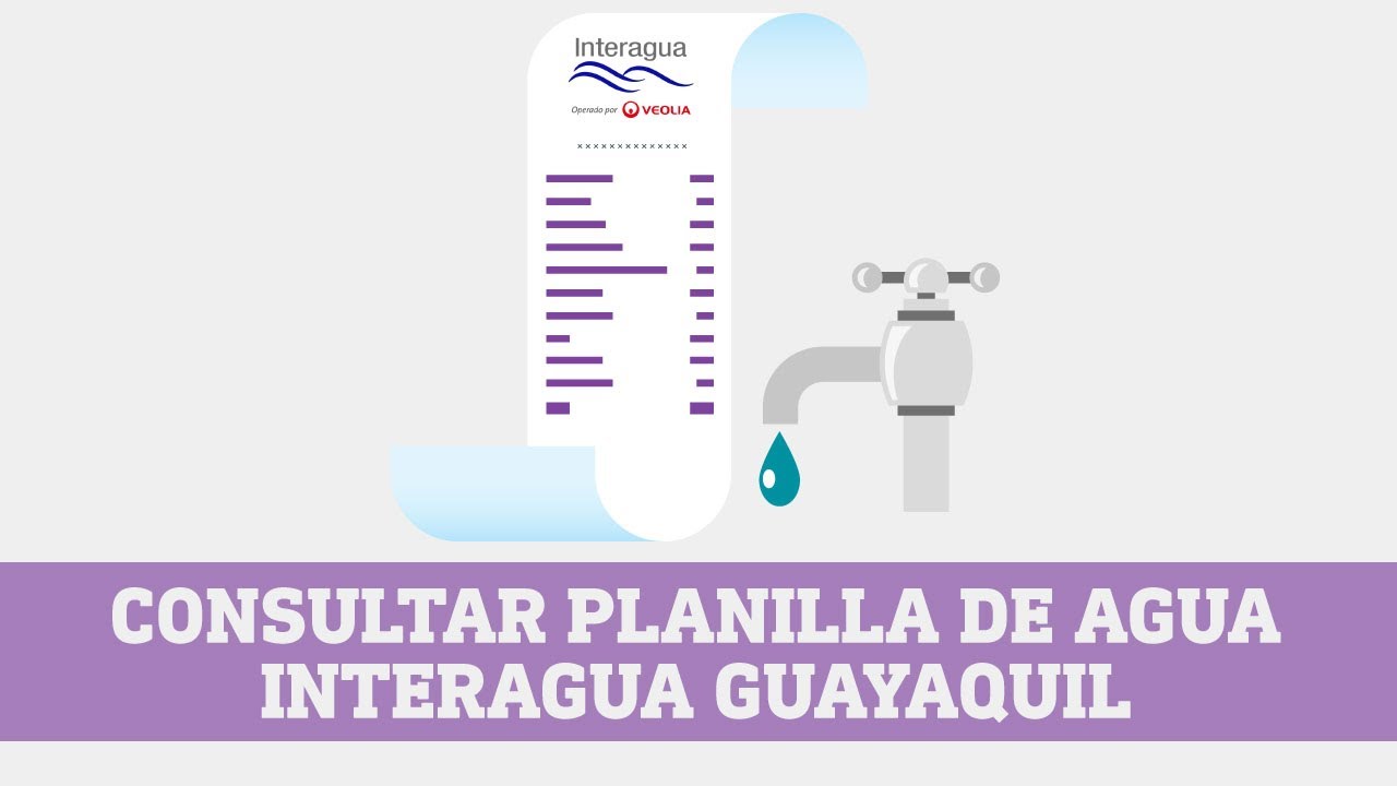 Consultar Planilla De Agua Interagua Guayaquil Descargar Youtube