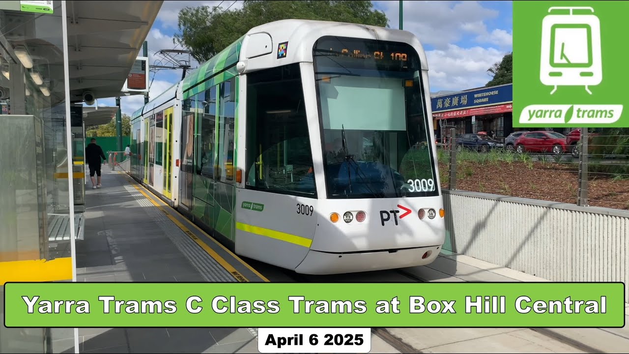 Yarra Trams C Class Trams at Box Hill Central