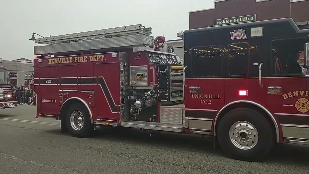 Denville Fire department utility 224 and engine 222 and 225 during