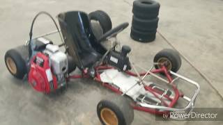 Honda Race Go Kart- Off Road Set Up Part 1