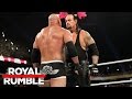The Undertaker eliminates Goldberg in the Royal Rumble Match: Royal Rumble 2017