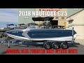 2018 Nautique G25 - Admiral Blue - Tungsten Grey - Mystic White