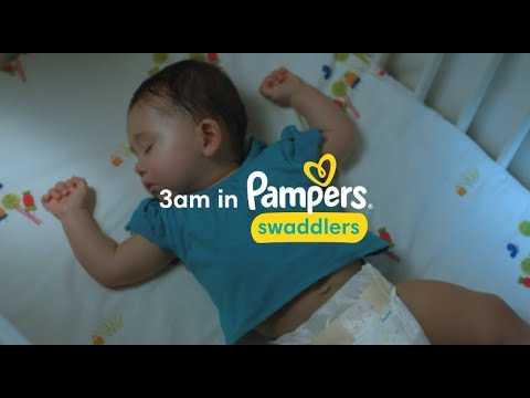 Pampers Swaddlers – Dry. All Night. - Pampers Swaddlers – Dry. All Night.
