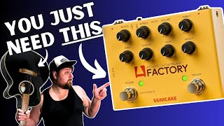Sonicake A FACTORY Pedal: Your Ultimate Acoustic Instrument Preamp!