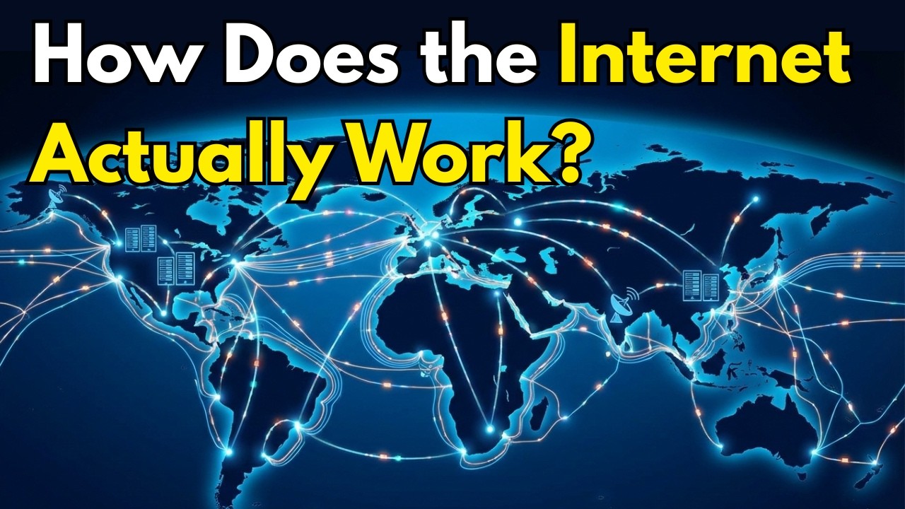 How Does the Internet Actually Work? (The Unseen Global Network) - YouTube