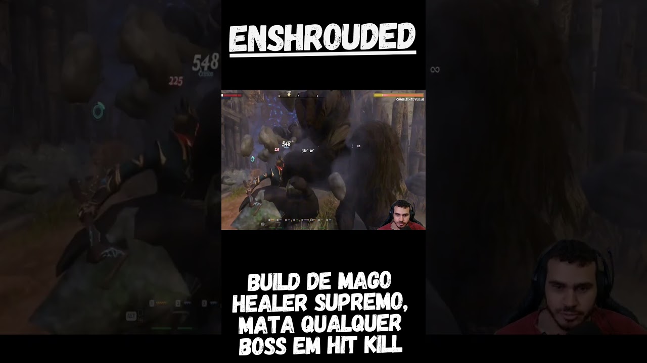 ENSHROUDED ► BUILD DE MAGO HEALER SUPREMO,  MATA QUALQUER BOSS EM HIT KILL 