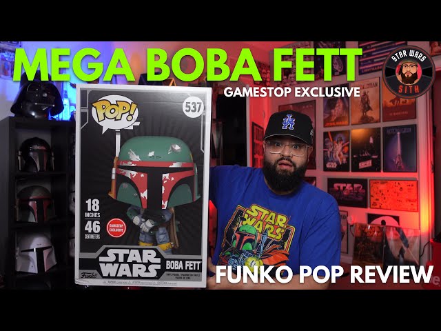 Funko POP! Boba Fett Mega Sized POP (GameStop Exclusive) - Boba Fett  Collectibles - Boba Fett Fan Club