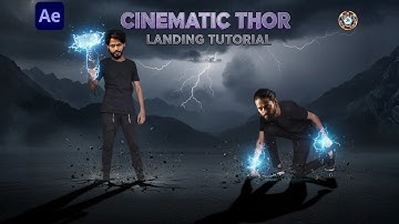 Thor Hammer Summon Effect Catch & Landing in After Effects VFX tutorial edited by @vfxkingg