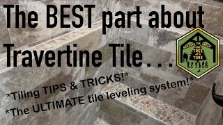 Travertine Tile Shower - the BEST THING! | Ep. 32 | BDOTT