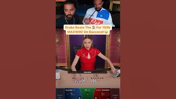 Thumbnail of Drake Beats The 🏠 For 100k MAXWIN ! On Baccarat 😱😱😱😱#viralvideo #youtubeshorts