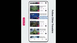 Follow Other Travelers–Tripio App Preview screenshot 2