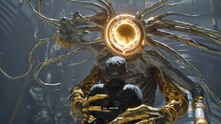 SAROS. Priestess boss defeated! Easy guide. Difficult boss battle. Combat victory PS5 60FPS Returnal