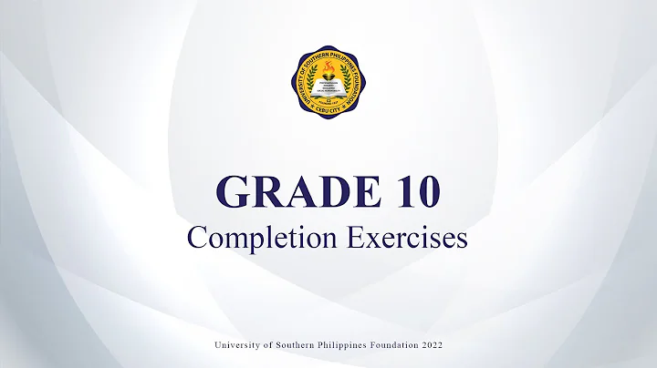 USPF Completion Exercises for 𝗚𝗿𝗮𝗱𝗲 𝟭𝟬 𝗖𝗼𝗺𝗽𝗹𝗲𝘁𝗲𝗿𝘀 𝗳𝗼𝗿 𝗦𝗬 𝟮𝟬𝟮𝟭-𝟮𝟬𝟮𝟮