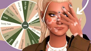 Wheel Decides MY SIM in The Sims 4 + CC List 🤎 | Create a Sim Challenge