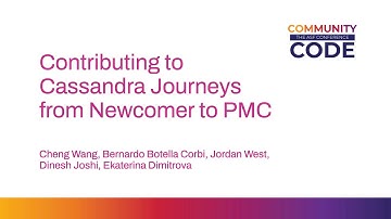 Contributing to Cassandra Journeys from Newcomer to PMC