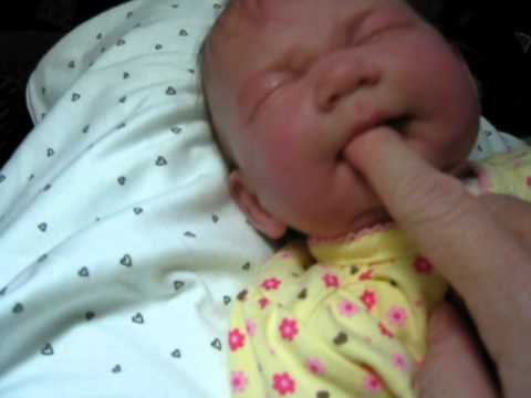 open mouth reborn baby