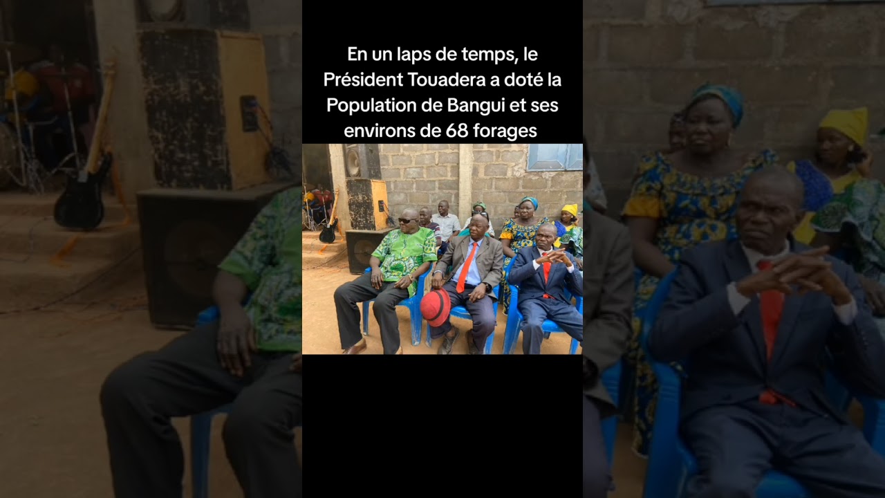 Ouverture d'un puits d'eau potable