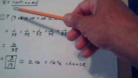 1324  Ch  8  Probability using a Roulette