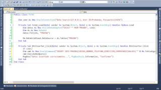 Insertar registros en una base de datos Oracle 10g y Visual Basic 2010