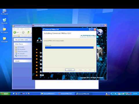 Demo - Universal PMBUS GUI Installation on Windows XP