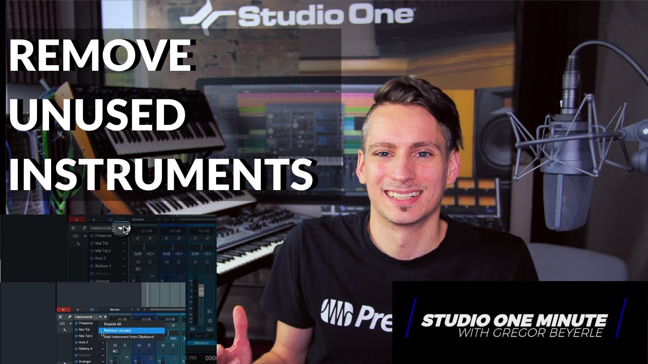 Как удалить все неиспользуемые инструменты 